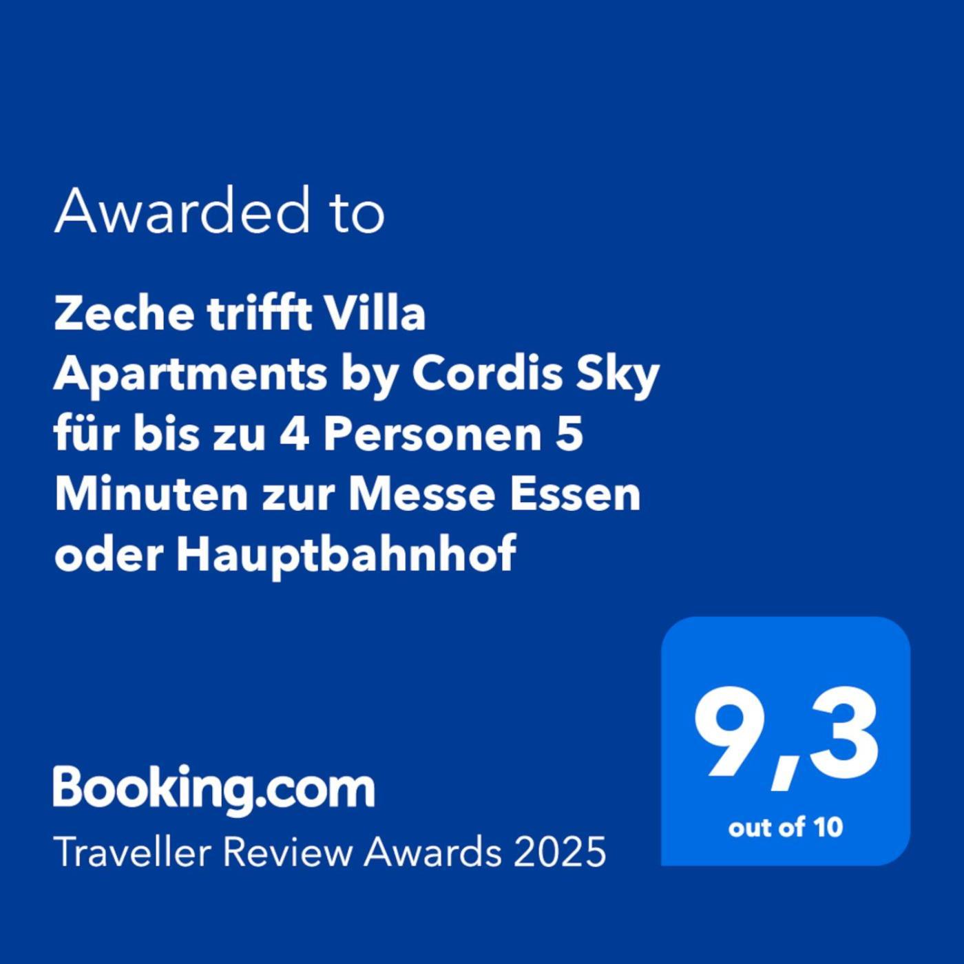 Zeche Trifft Villa Apartments By Cordis Sky Fuer Bis Zu 4 Personen 5 Minuten Zur Messe Essen Oder Hauptbahnhof Exterior foto